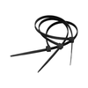 Cabletech laidų tvirtinimo dirželiai 4.8mm 25cm Juoda