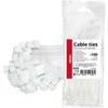Balti kabelių raiščiai 3,6 × 150 mm, 100 vnt. amio-04308