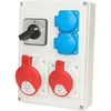 Orno 1x16A / 5P, 1x32 / 5P, 2x230V, TVM 21, IP44, išjungta 0-1