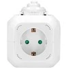 Orno Przedłużacz 4 krypčių prailgintuvas 2P+Z (Schuko), 2xUSB įkroviklis, 1,4 m H05VV-F 3x1,5mm2, baltas