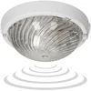 Orno 8080T-TRIO / MS / PL, šviestuvas su mikrobangų judesio jutikliu, 75W, E27, IP44, IK10, skaidrus polikarbonatas, kabelių riebokšliai