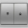 Łącznik Roletų jungiklis p/t Luna, 10A, 250V, WP-10L, sidabrinis