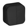 Sienis jungiklis Surface-mounted chandelier switch black IP20 ToDo Orno