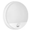Sieninis šviestuvas Orno AGAT LED 10W, sodo šviestuvas su 140° judesio jutikliu, 800lm, IP54, 4000K, baltas
