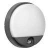 Sieninis šviestuvas Orno AGAT LED 10W, sodo šviestuvas su judesio jutikliu 140°, 800lm, IP54, 4000K, pilkas