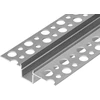 Orno Aliuminio profilis LED juostoms, 2000 x 55 x 13 mm, įleidžiamas į gipso kartoną, sidabrinis