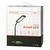 Orno AMET LED DIM 6W, stalinė lempa, 360lm, 3000K, juoda, reguliuojamo ryškumo
