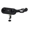 Orno Lizdas Baldinis lizdas su tvirtinimo laikikliu, USB įkroviklis, 2 lizdai 2P+Z, 2xUSB, laidas 3x1.0mm² - 1.5m, juodas