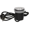 Orno Lizdas Baldų lizdas - 6 cm, įleidžiamas į stalviršį, su dangteliu, USB įkrovikliu ir 1,8 m laidu, 1x2P+Z, 1xUSB