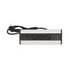 Orno Lizdas Baldinis lizdas su USB įkrovikliu ir 1,8 m laidu, 3x2P+Z, 2xUSB