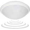 Orno BREVA, lubinis šviestuvas su mikrobangų judesio jutikliu, 60 W, E27, IP44, matinis polikarbonatas