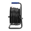 Orno MINI ilgintuvas 4 lizdai 2P+Z 15 m OR-AE-1339/G(GS) schuko pilka