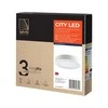 Lubinis šviestuvas Orno CITY LED 12W, įleidžiamas šviestuvas, paviršinio montavimo, apvalus, 800lm, 3000K, baltas, su integruotu LED maitinimo šaltiniu