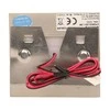 Orno CYGNUS LED 1.2W, paviršinis laiptinės šviestuvas, 12V DC, 100lm, 6000K, satinas