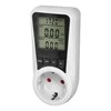 Orno Dwutaryfowy Dviejų tarifų vatmetras, energijos skaičiuoklė su LCD ekranu, 2 atskiri tarifai, vidinė baterija, 16A 230V, „Schuko“ versija