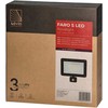 Orno FARO S LED 100W prožektorius su PIR 8000lm, IP44, 4000K, aliuminis + stiklas
