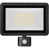 Orno FARO S LED 100W prožektorius su PIR 8000lm, IP44, 4000K, aliuminis + stiklas