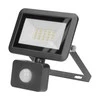 Orno FARO S LED prožektorius su PIR 20W, 1600lm, IP44, 4000K, aliuminis + stiklas