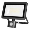 Orno FARO S LED prožektorius su PIR 50W, 4000lm, IP44, 4000K, aliuminis + stiklas