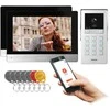 Orno GAYD MULTI2, dviejų šeimų vaizdo domofono rinkinys, 2 laidų, 8 colių Wi-Fi, jutiklinis ekranas, 2 MP Full HD, RFID, šifruoklis