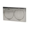 Orno Įleidžiamas kištukinis lizdas 2x250V OR-AE-1398, inox
