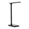 Orno ISIYO LED 7W Stalinė lempa su indukciniu įkrovikliu ir USB, 390lm, 3000-4000-6000K, spalvos temperatūros keitimas ir pritemdymas, juoda