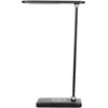 Orno ISIYO LED 7W Stalinė lempa su indukciniu įkrovikliu ir USB, 390lm, 3000-4000-6000K, spalvos temperatūros keitimas ir pritemdymas, juoda
