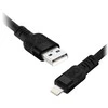 Orno Kabelis USB-A - „Lightning eXc WHIPPY Pro“ laidas, 0,9 m, 12 W, greitas įkrovimas, tamsių spalvų mišinys