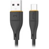 Orno Kabelis USB-A - microUSB Miccell VQ-D06, 2,4A, 1m, juoda