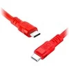 Orno Kabelis USB-C - USB-C eXc WHIPPY Pro laidas, 0,9 m, 100 W, greitas įkrovimas, neoninės spalvos
