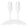 Orno Kabelis USB-C - USB-C Miccell VQ-D09 laidas, 100 W, 1,5 m, baltas