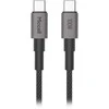 Kabelis USB-C - USB-C Miccell VQ-D34 laidas, 100 W, 1,2 m, juodas