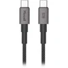 Orno Kabelis USB-C - USB-C Miccell VQ-D34 laidas, 60 W, 1,2 m, juodas