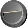 Sieninis šviestuvas Orno KIBO LED 1W, fasado šviestuvas, 100lm, IP65, 4000K, apvalus, pilkas