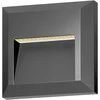Orno KIBO LED 1W, fasado šviestuvas, 80lm, IP65, 4000K, kvadratinis, pilkas