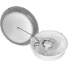 Lubinis šviestuvas Orno KOKO LED šviestuvas su PIR judesio jutikliu, 12W, 3000K, 1100lm, sidabro-polipropileno, matinis polikarbonato gaubtas, IP44, IK10