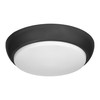 Lubinis šviestuvas Orno KOKO šviestuvas 2xE27, 2x40W, juodas polipropilenas, matinis polikarbonato gaubtas, IP44, IK10