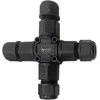 Orno Konektor Keturgubas X tipo skirstytuvas su greita jungtimi, IP68, 3x4mm2, 400V/16A