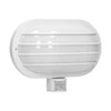 Sieninis šviestuvas Orno LASO, sodo šviestuvas su 180° judesio jutikliu, 1x60W, E27, IP44, plastikinis, baltas