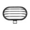 Sieninis šviestuvas Orno LASO, sodo šviestuvas su 180° judesio jutikliu, 1x15W, E27, IP44, plastikinis, juodas