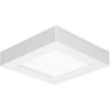 Orno LETI LED 12W, įleidžiamas šviestuvas, paviršinio montavimo, kvadratinis, 800lm, 3000K, baltas, su integruotu LED maitinimo šaltiniu
