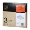Lubinis šviestuvas Orno LETI LED 18W, įleidžiamas šviestuvas, paviršinio montavimo, kvadratinis, 1600lm, 4000K, baltas, įmontuotas LED maitinimo šaltinis