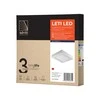 Lubinis šviestuvas Orno LETI LED 18W, įleidžiamas šviestuvas, paviršinio montavimo, kvadratinis, 1500lm, 3000K, baltas, su integruotu LED maitinimo šaltiniu