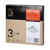 Lubinis šviestuvas Orno LETI LED 24W, oprawa downlight, natynkowa, kwadratowa, 2000lm, 4000K, balta, įmontuotas maitinimo šaltinis LED