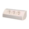 Orno Lizdas Baldinis lizdas 3x2P+Z, baltas-sidabrinis