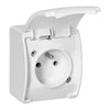 Orno Lizdas Lizdas 2P+Z AQUATIC, IP44, baltas