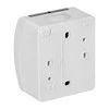 Orno Lizdas Lizdas 2P+Z Schuko AQUATIC, IP44, baltas, dūminis