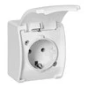 Orno Lizdas Lizdas su 2P+Z Schuko AQUATIC, IP44, baltas