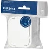 Orno Lizdas pojedyncze n/t 2P+Z, Schuko, bryzgoszczelne su klapką B2, IP54, NT-17B2, balta