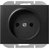 Gniazdo Lizdas Lizdas su išėjimu 2P Onyx, 16A, 250V, PT-15O, juodas